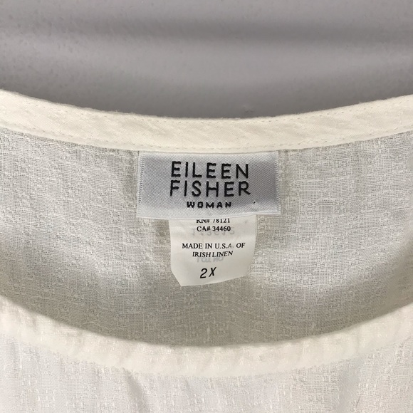 Eileen Fisher 100% Linen Sleeveless Maxi Dress 2X - Picture 3 of 13